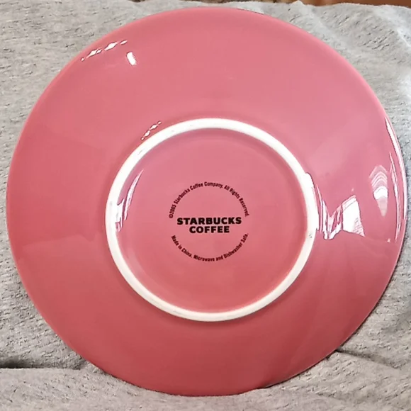 STARBUCKS 2005 Pink Heart Coffee/Tea Cup With Saucer Plate. Collectibles.. - Picture 5 of 15